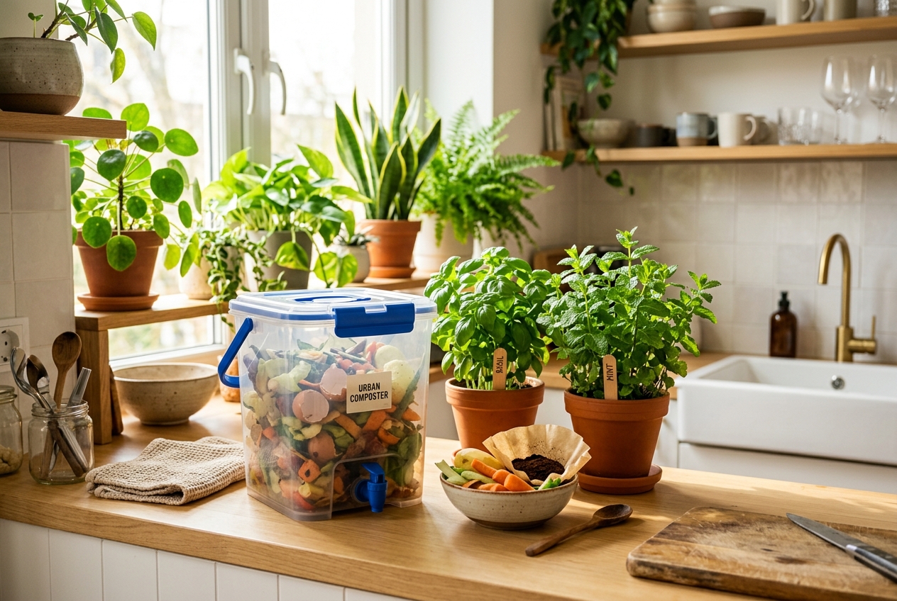 Urban Composter 25L: Komposter Jumbo Kedap Udara untuk Rumah Tangga Besar dan Komunitas